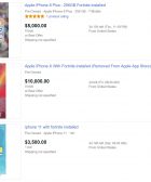 Los iPhones con Fortnite preinstalado salen a la venta a precios ridículos