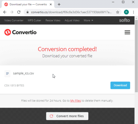 Convertio CSV Converter