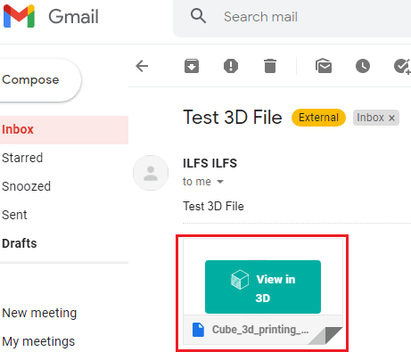 Jiga 3D Viewer para Gmail