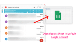 Cómo abrir siempre hojas de cálculo de Google, en la cuenta de Google por defecto