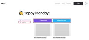 Herramienta sencilla de diseño en movimiento para crear vídeos, publicaciones en redes sociales y anuncios en línea