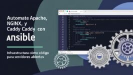 Automatización con Ansible: despliegue de Apache, NGINX y Caddy en entornos reproducibles