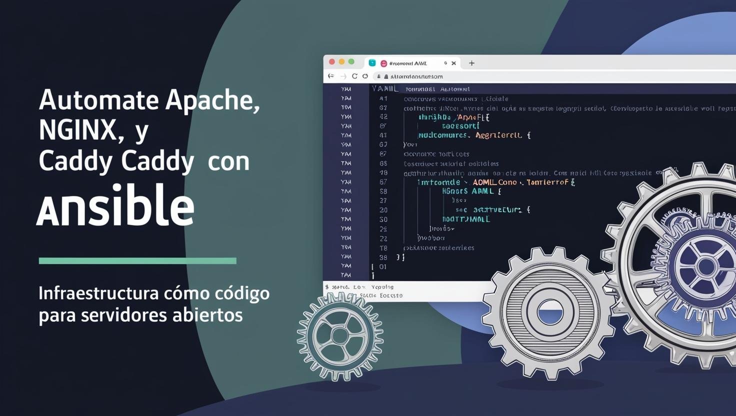 Automatización con Ansible: despliegue de Apache, NGINX y Caddy en entornos reproducibles