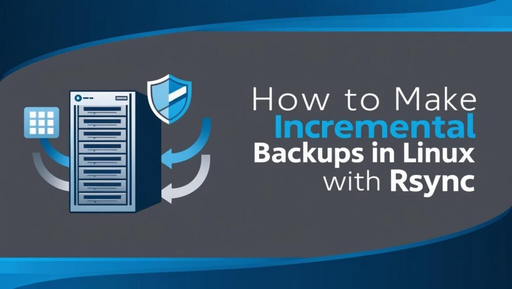 Cómo hacer copias de seguridad incrementales en Linux con rsync