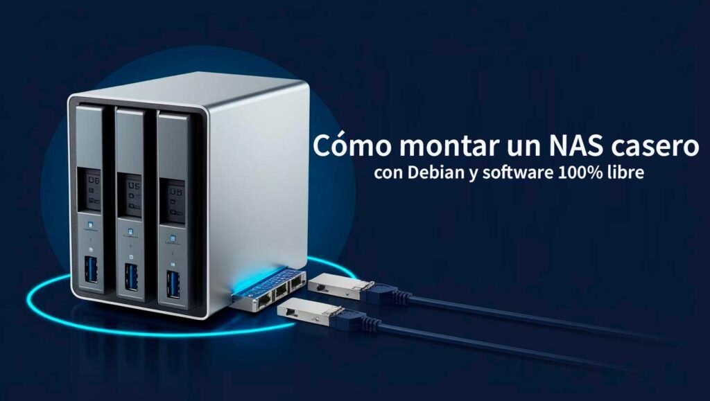 Cómo montar un NAS casero con Debian y software 100% libre
