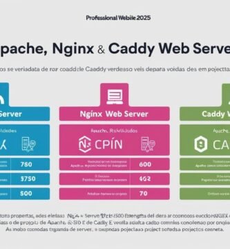 Comparativa 2025 Apache vs NGINX vs Caddy