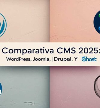 Comparativa CMS 2025: WordPress, Joomla, Drupal y Ghost