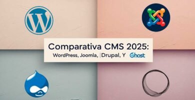 Comparativa CMS 2025: WordPress, Joomla, Drupal y Ghost
