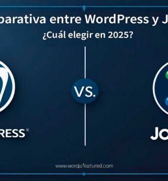 Comparativa entre WordPress y Joomla