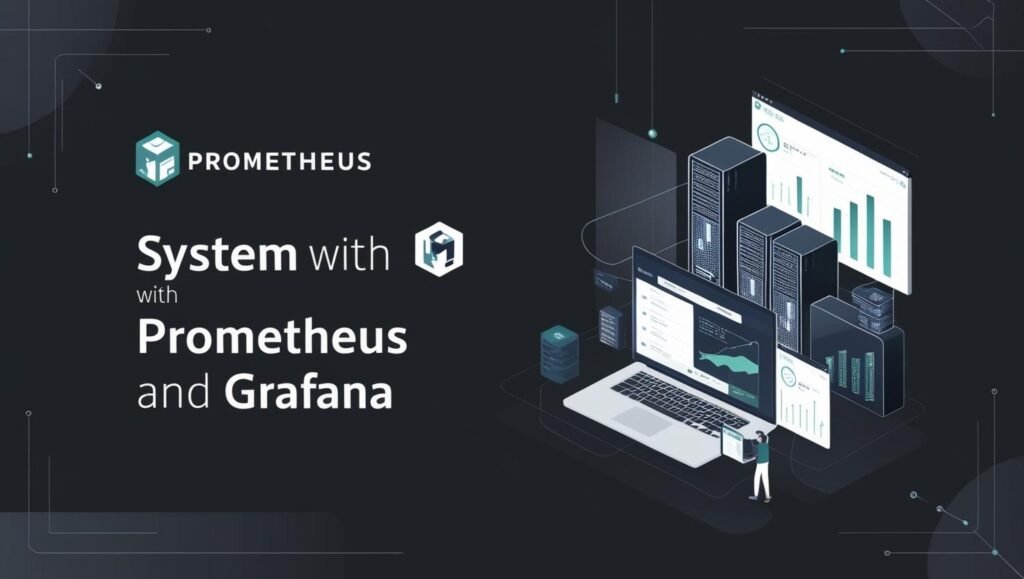 Monitorización de recursos del sistema con Prometheus y Grafana.