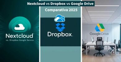 Nextcloud vs Dropbox vs Google Drive: comparativa 2025