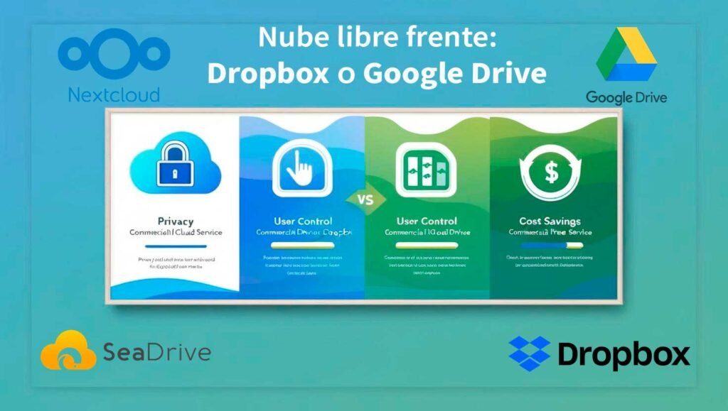 Nube libre frente Dropbox: ventajas que no esperabas