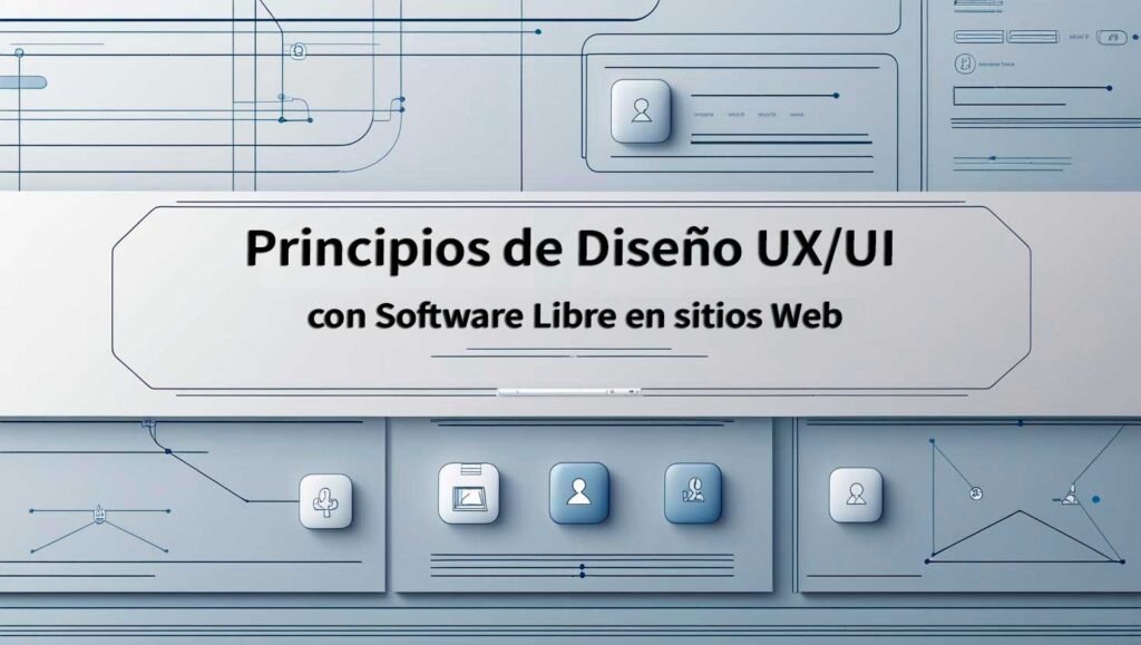 Principios de diseño UX/UI con software libre en sitios web