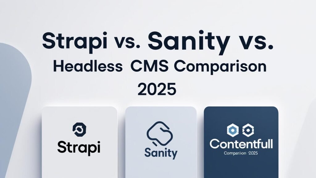 Strapi vs Sanity vs Contentful comparativa CMS headless 2025