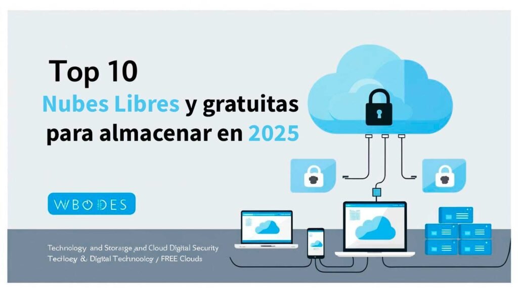 Top 10 nubes libres y gratuitas para almacenar en 2025