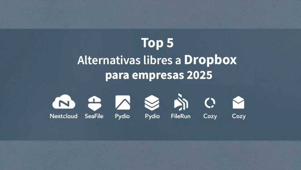 Top 5 alternativas libres a Dropbox para empresas 2025
