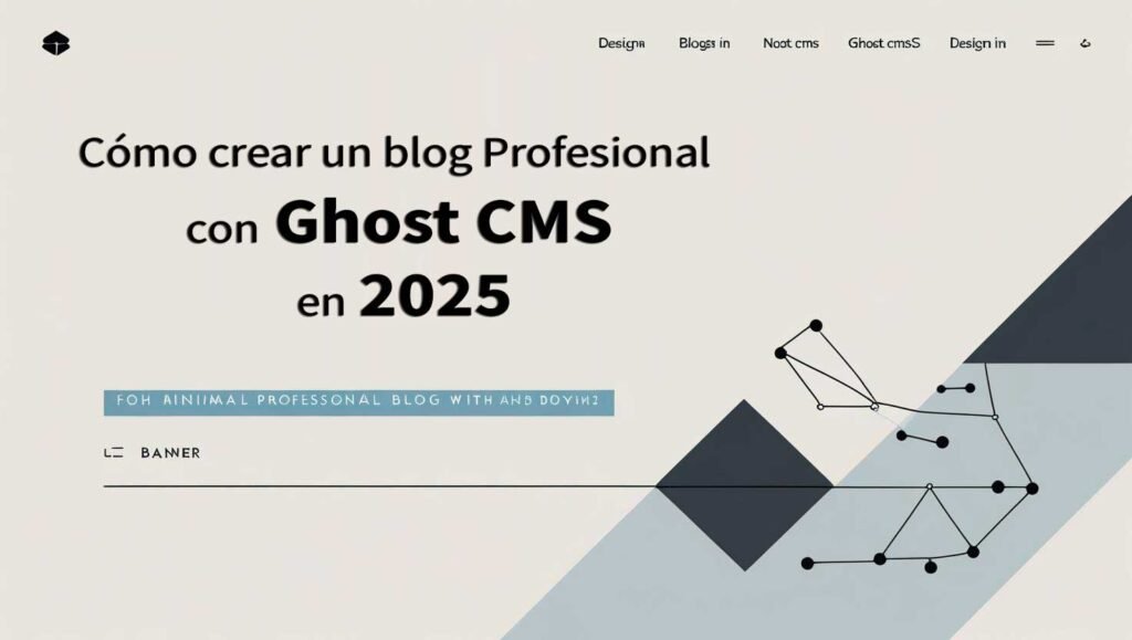 Cómo crear un blog profesional con Ghost CMS en 2025