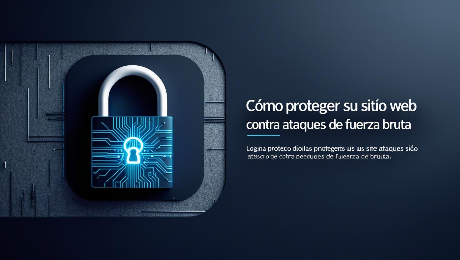 Cómo proteger tu sitio web contra ataques de fuerza bruta