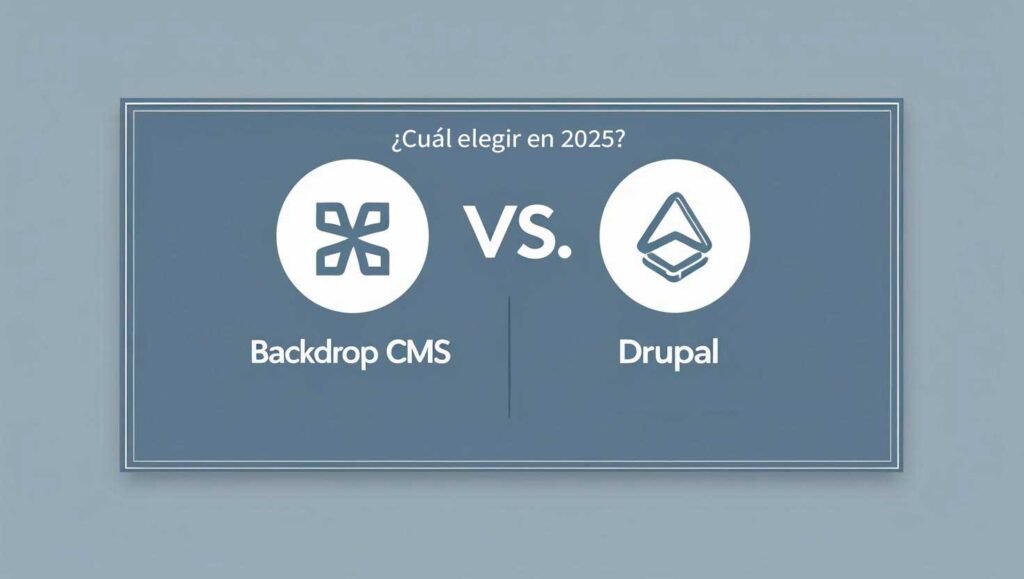 Comparativa entre Backdrop CMS y Drupal