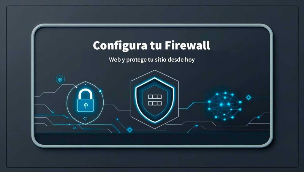 Configura tu firewall web y protege tu sitio desde hoy