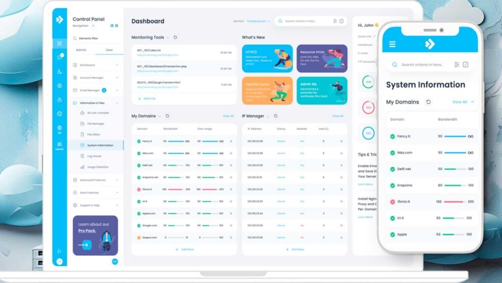 DirectAdmin: instalación y configuración paso a paso