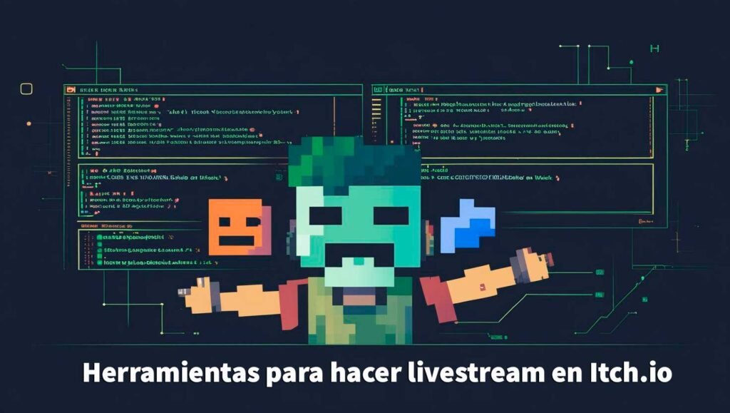 Herramientas para hacer livestream en Itch.io paso a paso