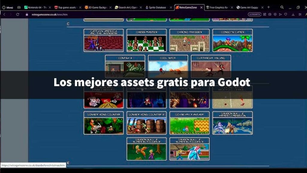 Los mejores assets gratuitos para Godot en 2025