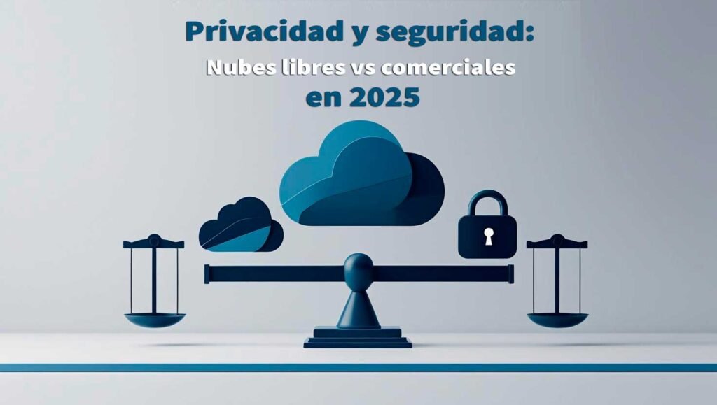 Privacidad y seguridad: Nubes libres vs comerciales en 2025