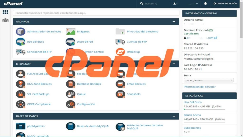 Qué es cPanel y cómo funciona? Guía completa para principiantes