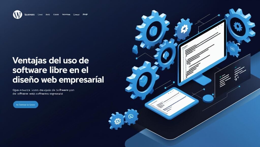 Ventajas de usar software libre en diseño web empresarial