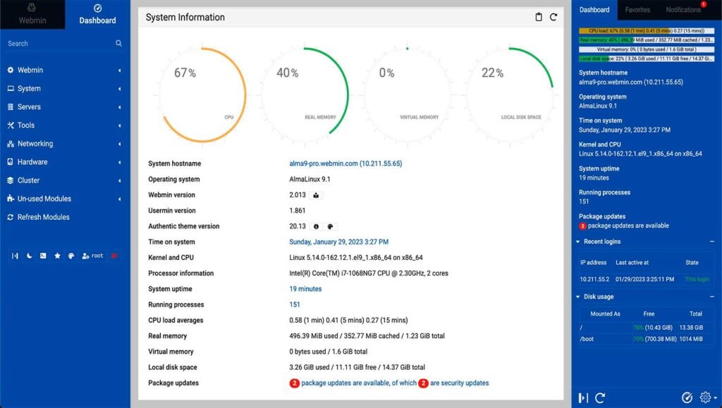 Instala y configura Webmin en Linux con esta guía completa