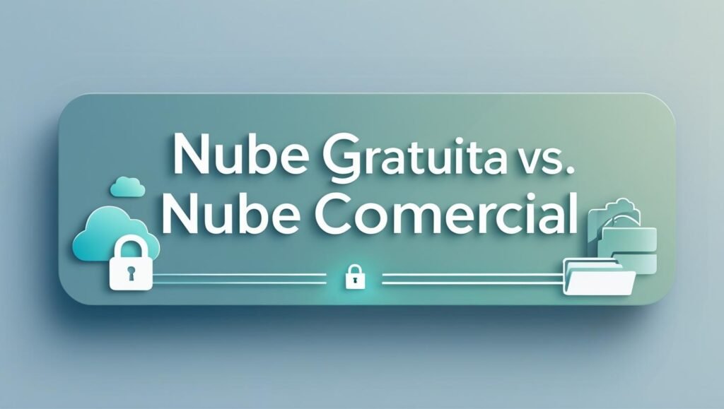 almacenamiento en la nube libre frente a las comerciales