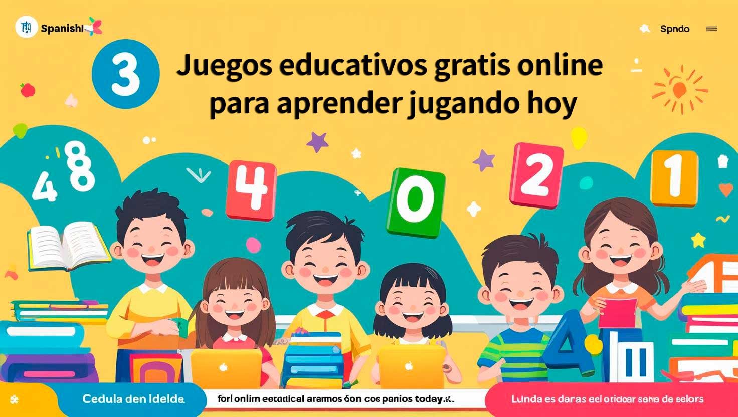 Juegos educativos online gratis: aprender puede ser un juego