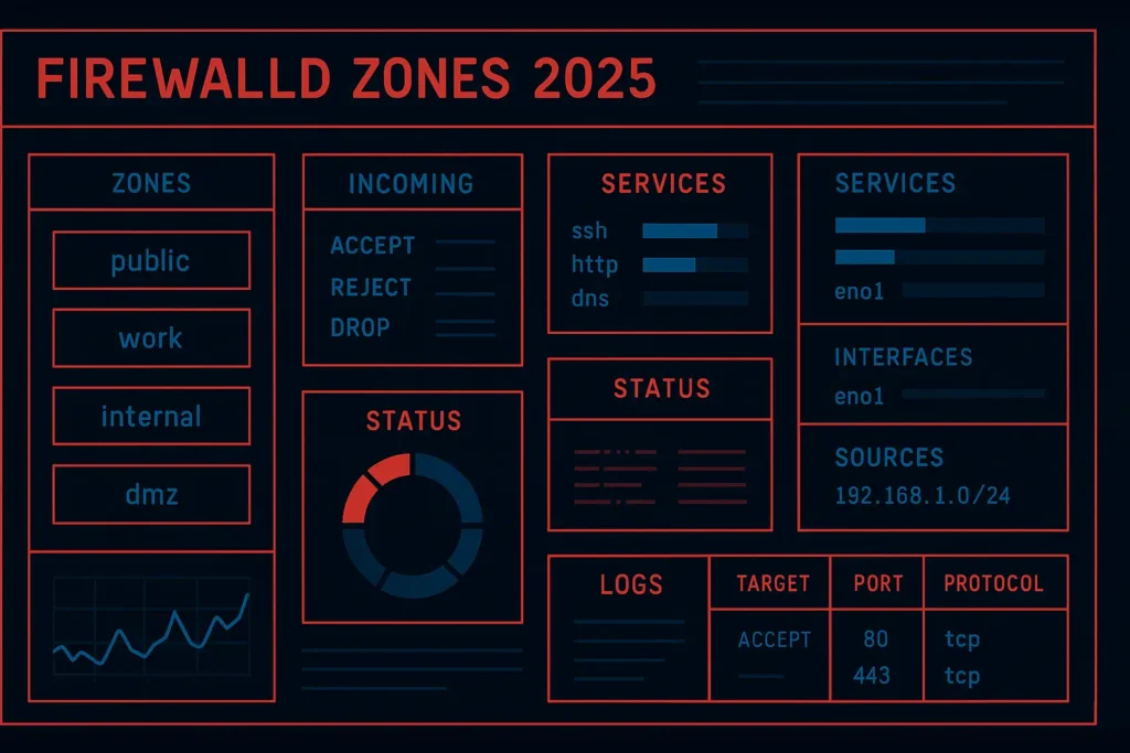 Firewalld zones 2025 dashboard