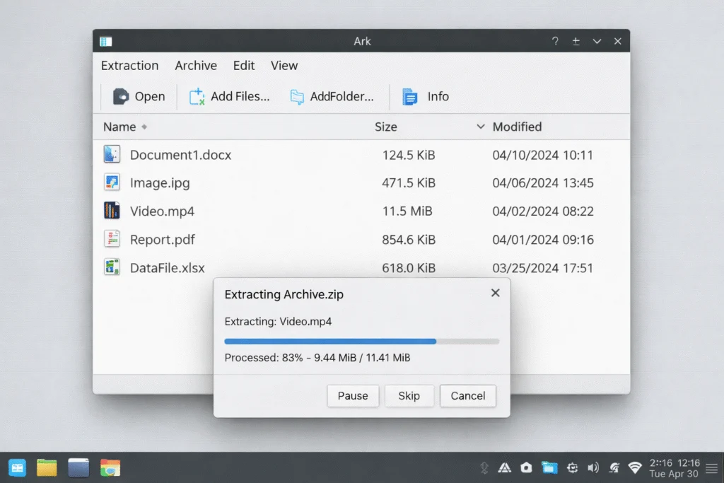 Descargar ark linux - Ark 24.08 - Compresor de - Archivos