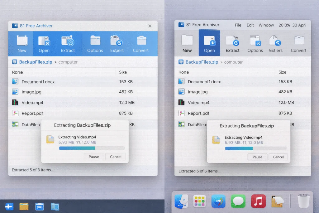 B1 free archiver - B1 Free Archiver - Compresor de archivos gratuito y multiplataforma