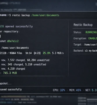 Restic backup cifrado - Restic 0.16.4 - Copias de - Restic