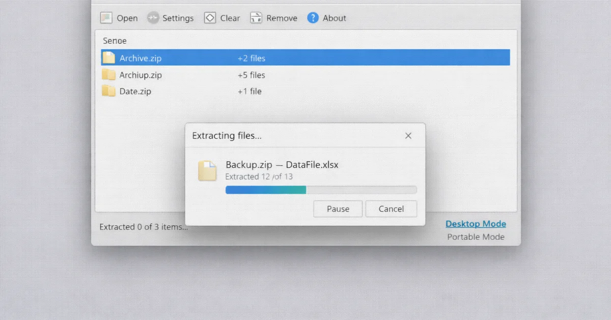 ExtractNow 4.8.5 – Extrae archivos comprimidos fácilmente en Windows