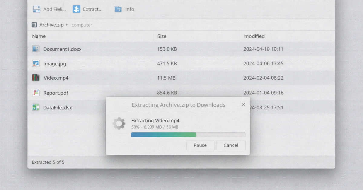 File Roller 44 – Gestor de archivos comprimidos oficial de GNOME para Linux