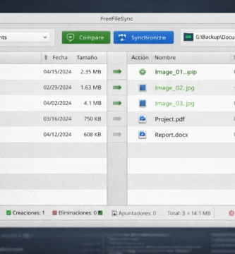 Sincronizacion de archivos - FreeFileSync 13.7 - Sincronización y - Freefilesync