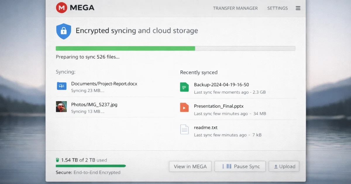 MEGA Backup – Copias de seguridad en la nube con cifrado y almacenamiento seguro