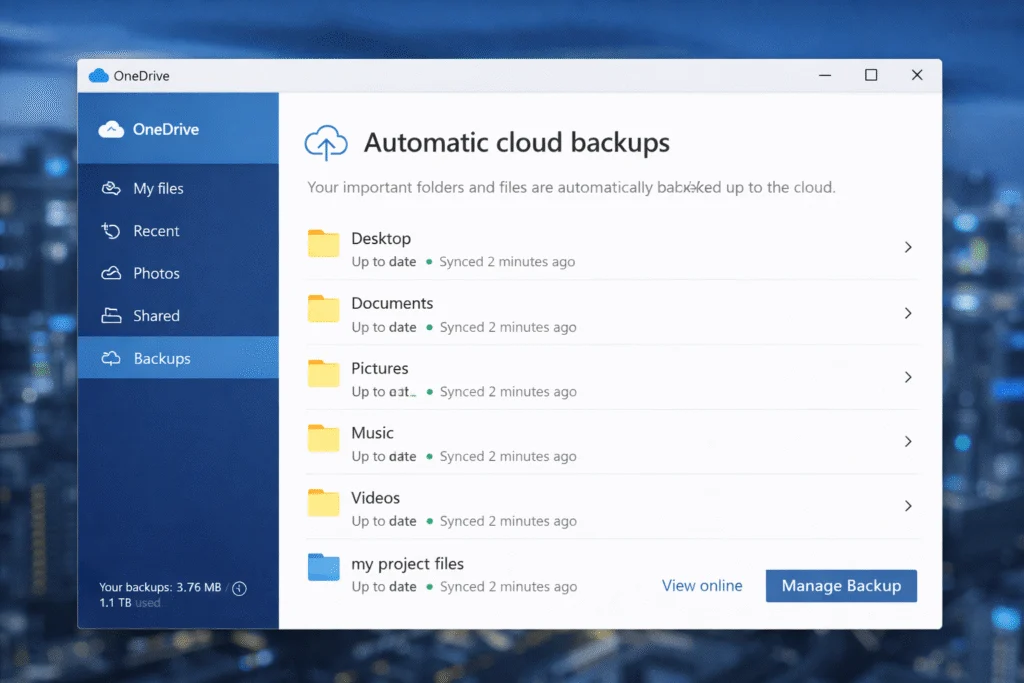 Onedrive backup - OneDrive Backup 2025 - Copias de seguridad automáticas en la nube de Microsoft