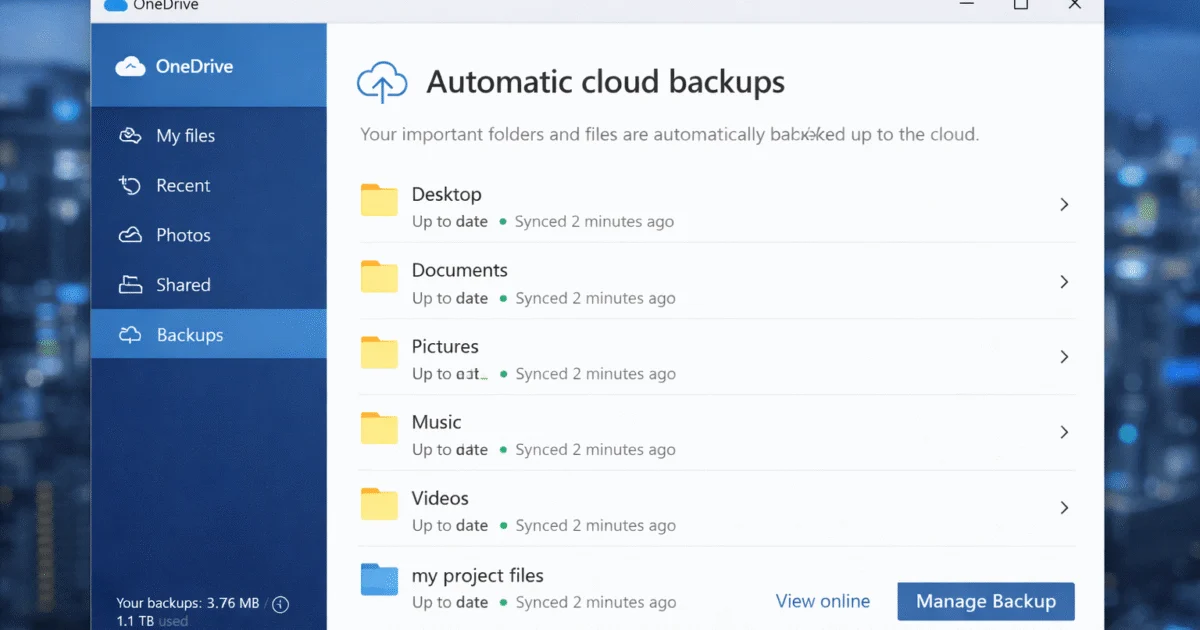 OneDrive Backup 2026 – Copias de seguridad y sincronización para Windows y más