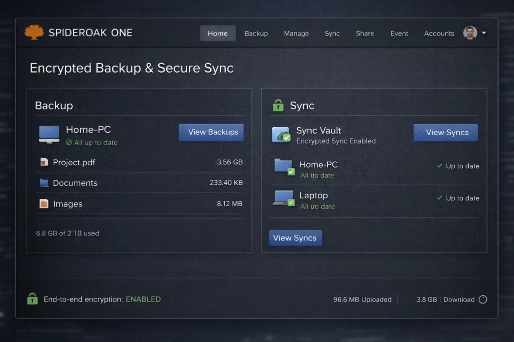 Backup nube cifrado - SpiderOak ONE - Copias de - Spideroak