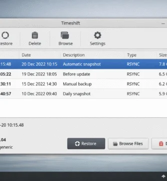 Restaurar sistema linux - Timeshift 24.01 - Restauración del - Sistema