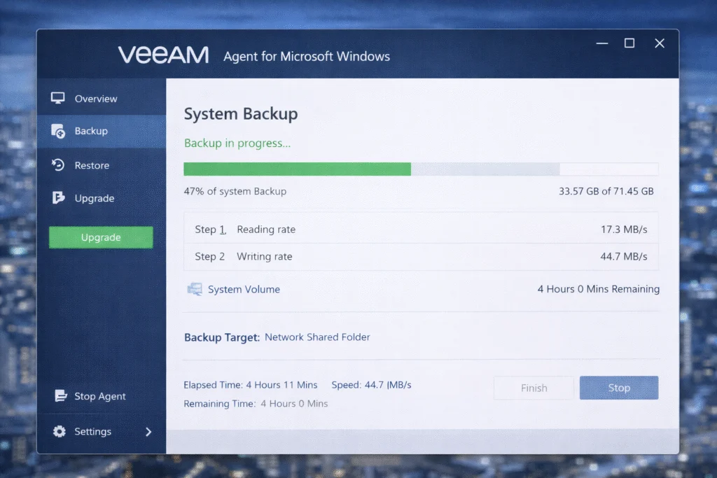 Backup profesional - Veeam Agent 6.2 - Backups - Veeam