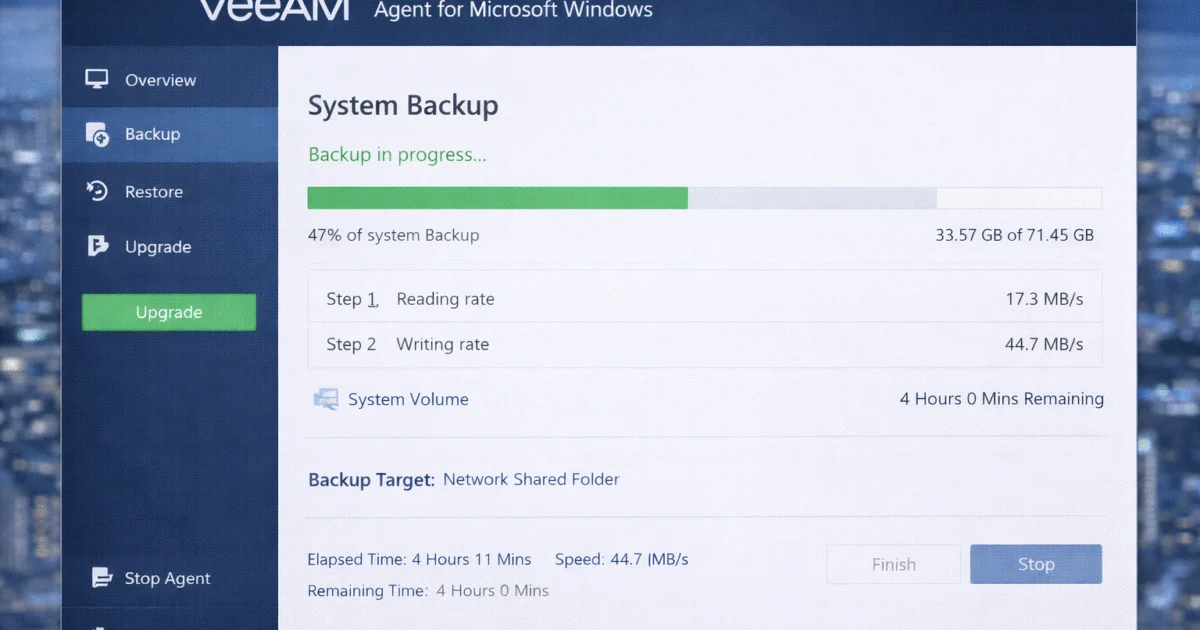 Veeam Agent 6.2 – Copias de seguridad y recuperación para estaciones y servidores