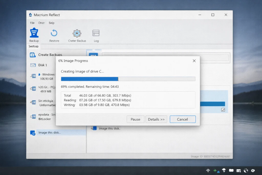 Imagen disco windows - Macrium Reflect 8.1 - Imagen - Macrium
