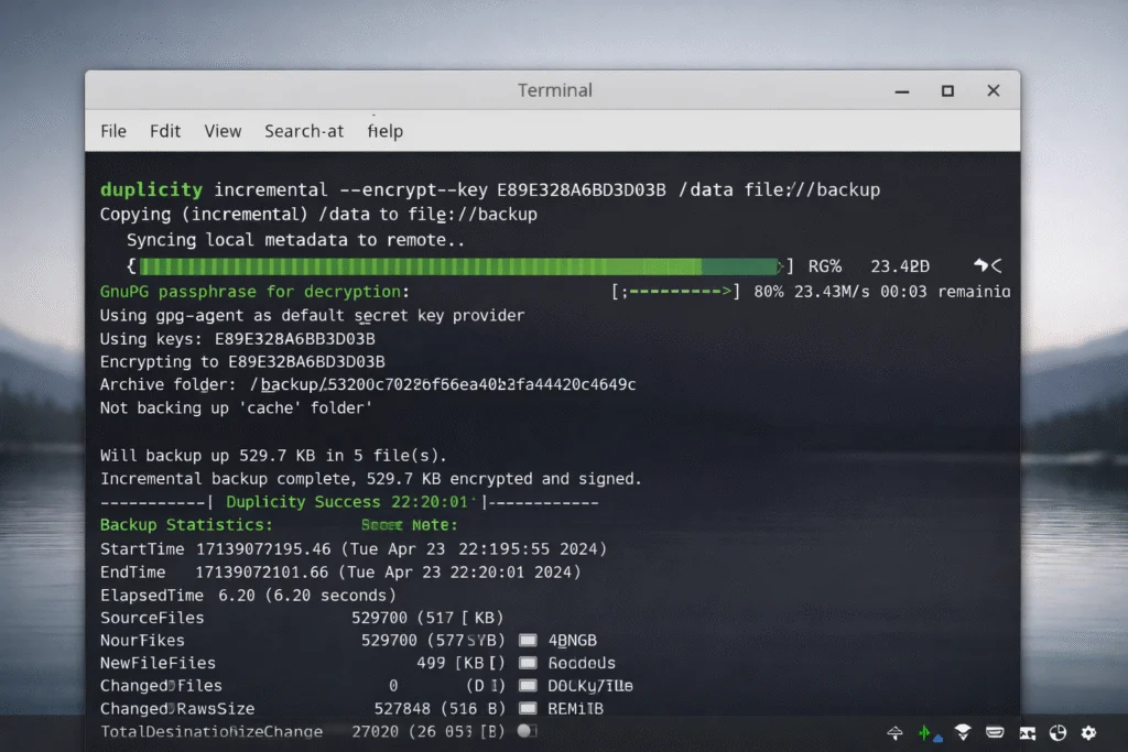Duplicity backup linux - Duplicity 3.0.3 - Copias de - Duplicity