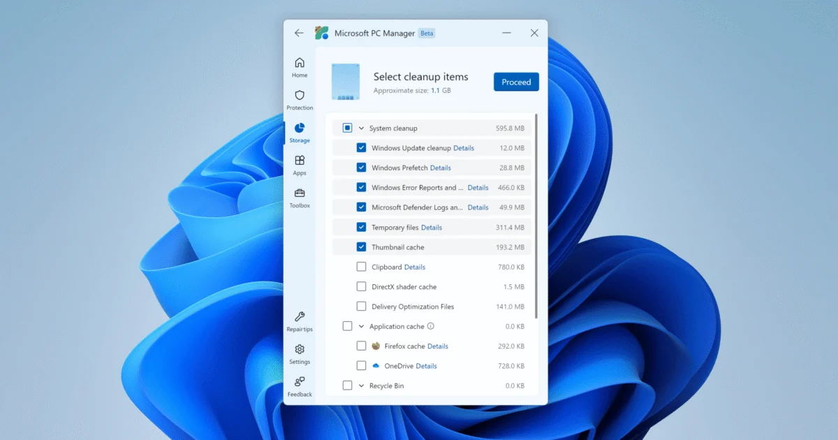 Microsoft PC Manager 3.8 – Descargar optimizador oficial para Windows
